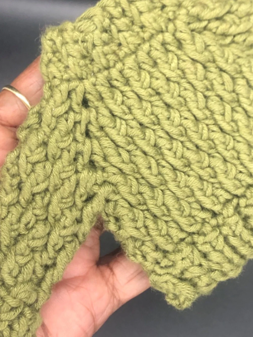 Mini Crochet Alpine Sweater Ornament, Gift Tag, Gift Topper, 3